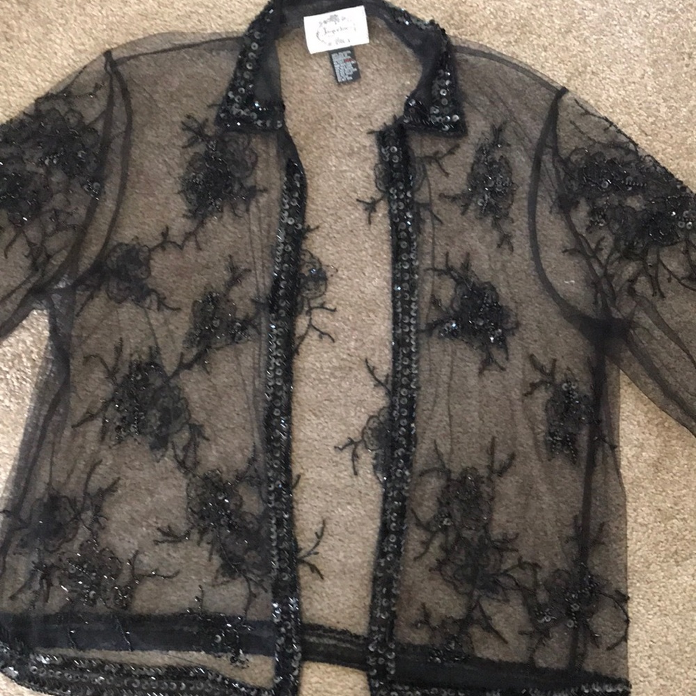 Black sequins jacket